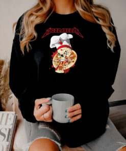 Metallica Inspired Mozzarella Pizza Sweatshirt