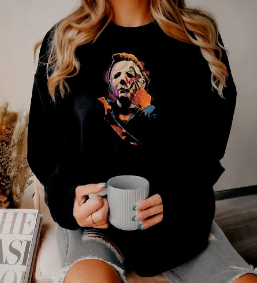 Michael Myers Mask Clown Sweatshirt