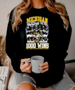 Michigan Wolverines Football 1000 Wins First Team Sweatshirt