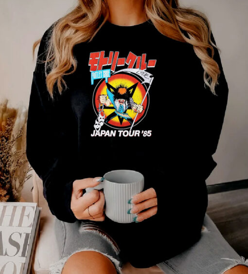 Motley Crue 1985 Theatre Of Pain Japan Tour Sweatshirt