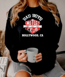 Motley Crue 1987 Bad Boys Harley Inspired Logo Sweatshirt