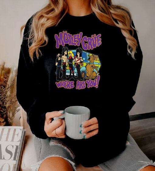 Motley Crue Shout At The Devil Scooby Doo Sweatshirt