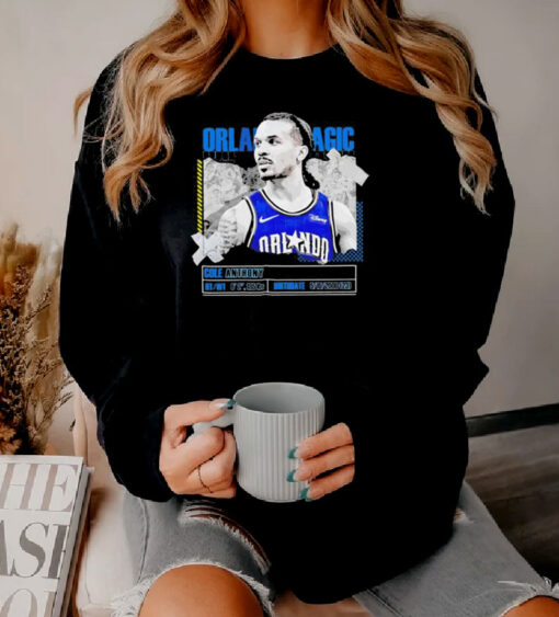 NBA Cole Anthony Orlando Magic basketball player Information Paper Sweatshirt