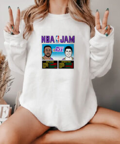 NBA Jam Jazz Malone And Stockton Sweatshirt