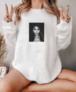 Nicki Minaj Black And White Photo Sweatshirt