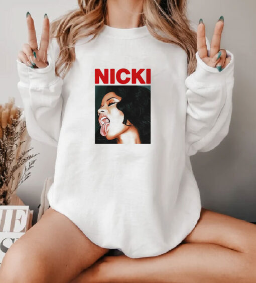 Nicki Minaj Sticking Out Tongue Sweatshirt