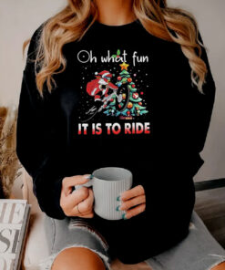 Oh What Fun It Is To Ride Christmas BMX Bike Christmas Sweatshirt