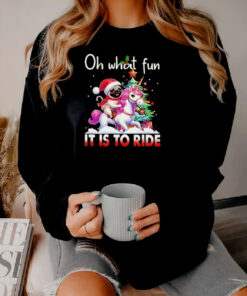 Oh What Fun It Is To Ride Christmas Sweatshirt