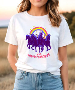 Meowpocalypse Rainbow T Shirt