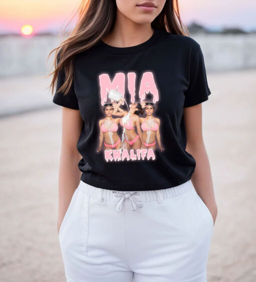 Mia Khalifa Dripping Milk T-Shirt