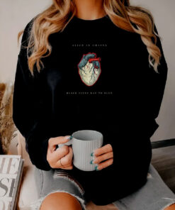 Alice In Chains Black Gives Way To Blue Heart Sweatshirt