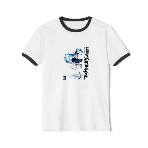 Anime Hatsune Miku Magical Mirai Ringer Black Tee