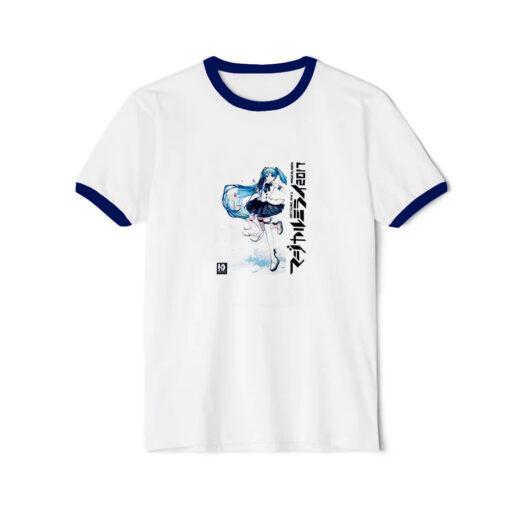 Anime Hatsune Miku Magical Mirai Ringer Navy Tee