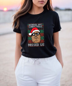 Biggie Notorious B.I.G Wonder Why Christmas Missed Us T Shirt