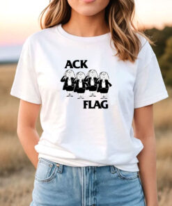 Cathy Ack Flag Black Flag Funny T Shirt