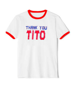 Cleveland Guardians Thank You Tito Ringer Red Tee