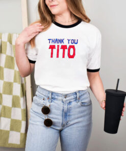 Cleveland Guardians Thank You Tito Ringer Tee