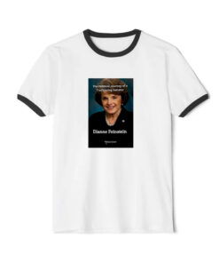 Dianne FeinsteinThe Political Journey Of A Trailblazing Senator Ringer Black Tee