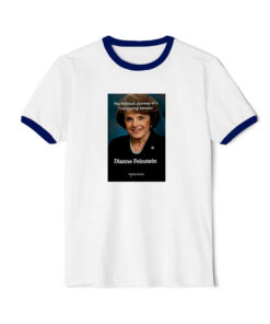 Dianne FeinsteinThe Political Journey Of A Trailblazing Senator Ringer Navy Tee