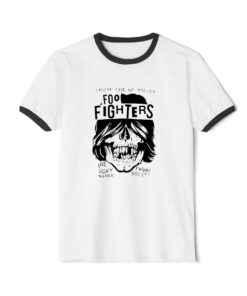 Foo Fighters Roxy Flyer Ringer Black Tee