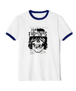 Foo Fighters Roxy Flyer Ringer Navy Tee