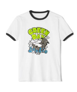 Green Day Dookie Longview Ringer Black Tee