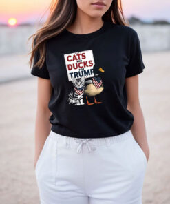 Kittens and Ducks for Trump Cats and Ducks for Trump 2024 T Shirt