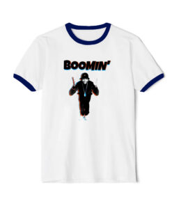 LL Cool J Boomin East Coast Ringer Navy Tee