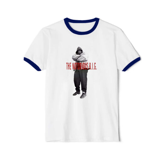 Mister Biggie Smalls The Notorious Ringer Navy Tee