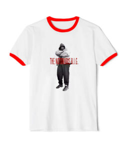 Mister Biggie Smalls The Notorious Ringer Red Tee