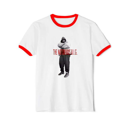 Mister Biggie Smalls The Notorious Ringer Red Tee