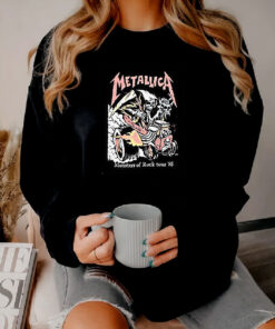 Monsters of Rock tour '85 Heavy Metal METALLICA Sweatshirt