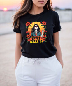 Old Hippies For Harris Walz 2024 Election Kamala Harris T Shirt