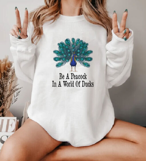 Peacock World od Ducks Sweatshirt