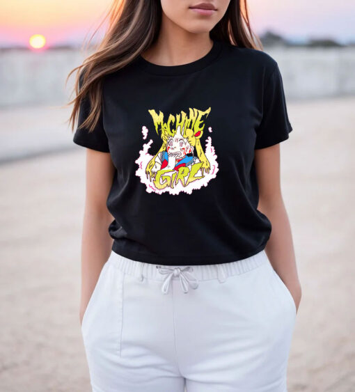 Sailor Moon Machine Girl Cartoon T Shirt