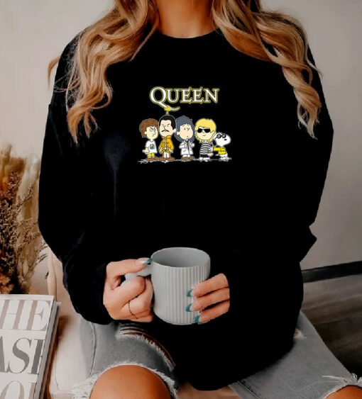 Snoopy Joe Cool With The Queen Sweatshirt