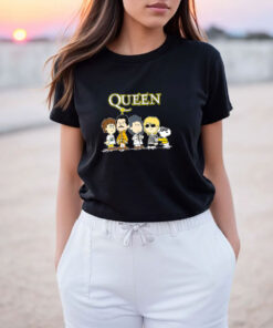 Snoopy Joe Cool With The Queen T Shirt