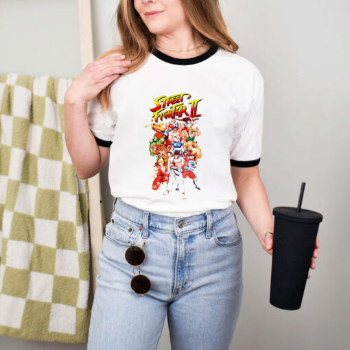 Street Fighter Group Shot Ringer Tee