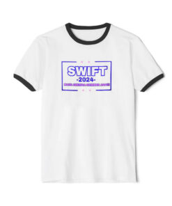 Taylor Swift Shirt Make America Shimmer Again Ringer Black Tee