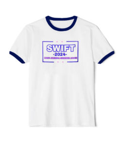 Taylor Swift Shirt Make America Shimmer Again Ringer Navy Tee