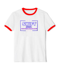 Taylor Swift Shirt Make America Shimmer Again Ringer Red Tee