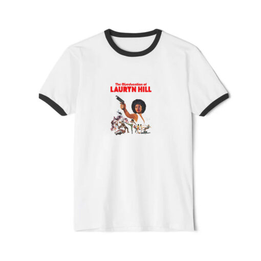 The Miseducation Of Lauryn Hill Vintage Graphic Ringer Black Tee