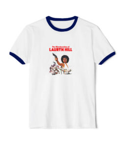 The Miseducation Of Lauryn Hill Vintage Graphic Ringer Navy Tee