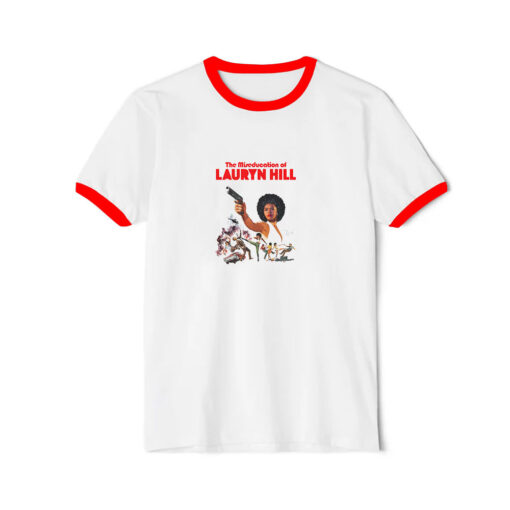 The Miseducation Of Lauryn Hill Vintage Graphic Ringer Red Tee