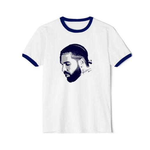 Vintage Drake Rap Ringer Navy Tee