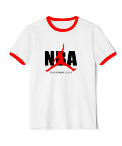 YoungBoy Air Jordan Never Broke Again Ringer Red Tee