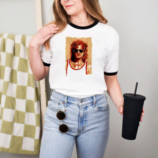 Billy Stranger Things Ringer Tee