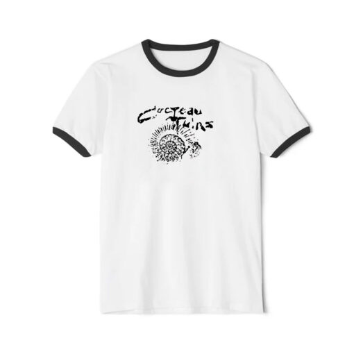 Cocteau Twins Pop Rock Punk Retro Ringer Black Tee