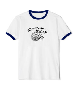 Cocteau Twins Pop Rock Punk Retro Ringer Navy Tee