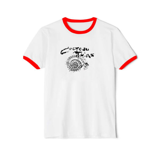 Cocteau Twins Pop Rock Punk Retro Ringer Red Tee